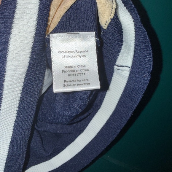 Paisley & Gray Men's Crewneck Sweater - Navy, White, Yellow, Green - Picture 3 of 5